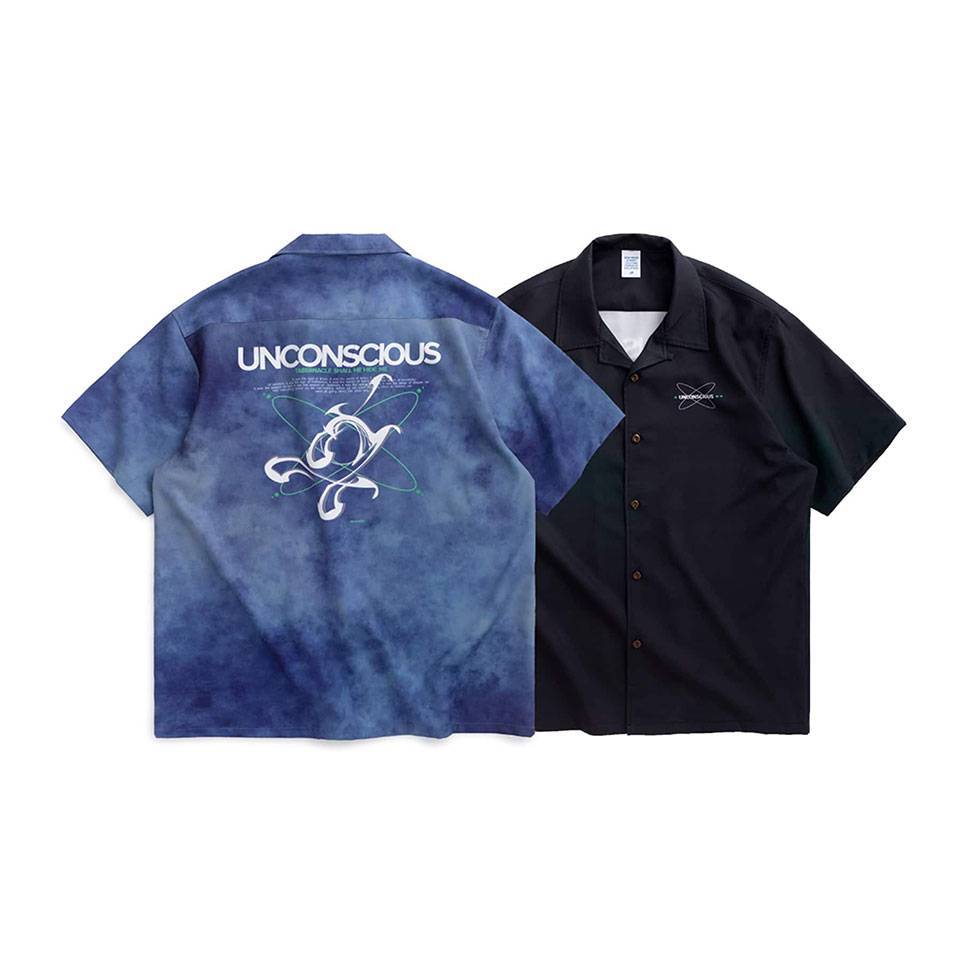 เสื้อเชิ้ตโอเวอร์ไซส์สีผสม UNCONSCIOUS  by inflation